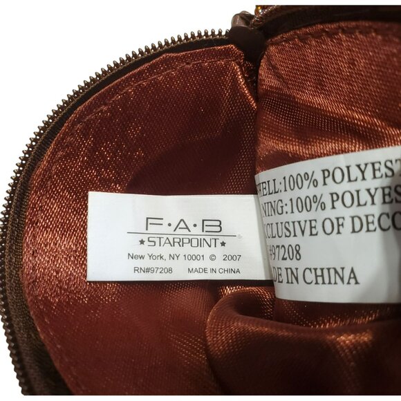 Rare Sanrio Deery-Lou Coin Purse Sequin Beaded Wrist Strap Brown Reindeer Pouch - Picture 10 of 14